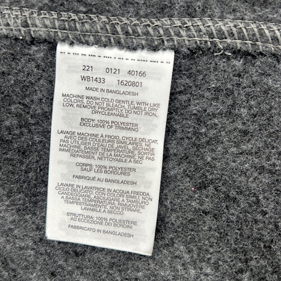 NWOT Columbia Gray Fleece Vest Kids Unisex Sz. M (10-12) - Picture 8 of 10